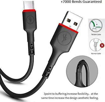 Plasto Core Cable Type c USB Cable. (e) 2