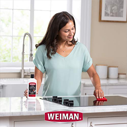 Weiman Cook Top Scrubbing Pads – Gently Clean and Remove Burned-on Food from All Smooth Top and Glass Cooktop Ranges, 3 reusable pads 4