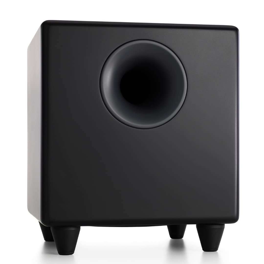 Audioengine A5 Black 150W Powered Bluetooth Bookshelf Speakers and 250W S8 Black Subwoofer 4