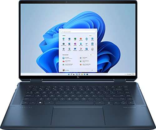 HP Spectre X360 16 2-in-1 Laptop | 16" 3K+ Multi-Touch 400 nits 100% sRGB | 12th Gen Intel 14-Core i7-12700H | 16GB DDR4 1TB SSD | Backlit Fingerprint Thunderbolt Pen Win11Pro + 32GB MicroSD Card 2