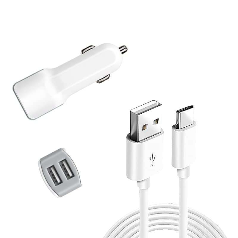 3.1amp car Charger for Xiaomi Mi 10 Ultra Car Charger | High Speed Rapid Fast Turbo Metal Android & Tablets Car Mobile Charger with Type-C USB Charging Cable (3.1A, RED- Multi-Colour) 1