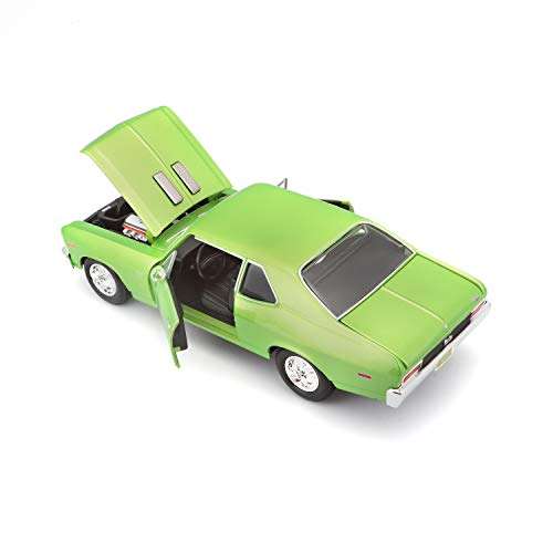 Maisto 1:24 Scale 1970 Chevrolet Nova SS Diecast Vehicle (Colors May Vary) , Green 3