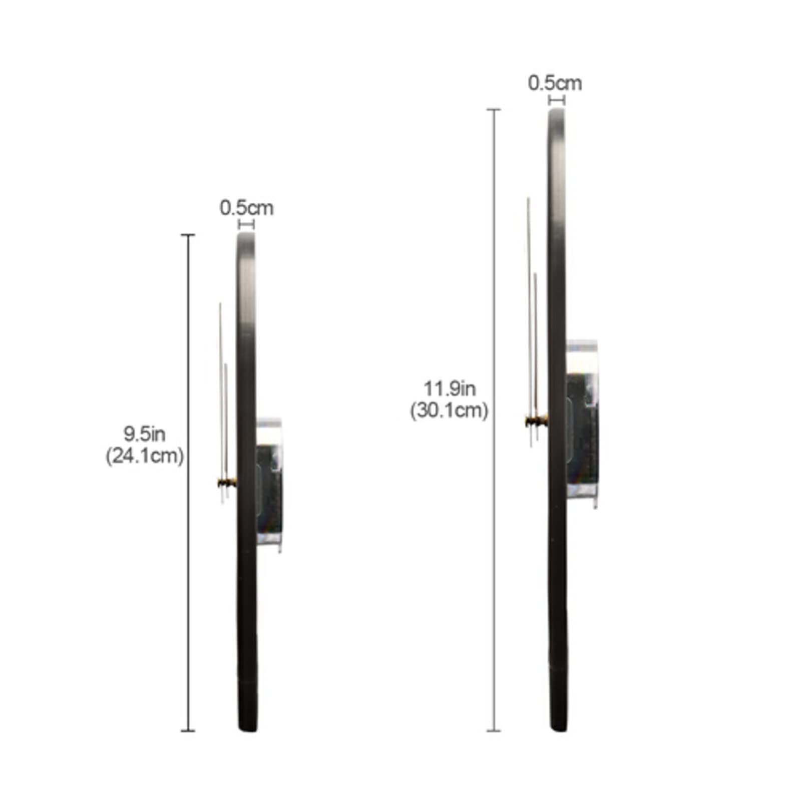 Colorful Joystick Vintage Gamepad with Slogan Gamer on Dark Wall Clock, Silent Non-Ticking Easy to Read Round Decorative Acrylic Wall Clock Art, for Living Room Home Office School 12 Inch 6