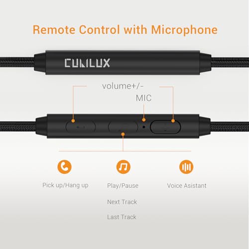 Cubilux Right-Angled 3.5mm to 3.5mm Headphone Replacement Cable with Microphone Compatible with Sony WH-1000XM5/4/3/2 WH-XB910N/900N WH-CH910N/710N MDR-XB950BT/B1/N1, Beats Solo 3/2 Studio 3/2, 4 FT 3