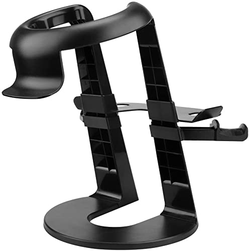 AFAITH VR Stand, Universal VR Headset Display Holder Accessories Storage for Oculus Rift/Rift S/Oculus Quest with Touch Controller 3