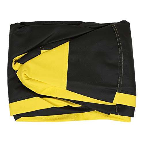 Skyshot Classic Bean Bag Filled with Beans/Fillers (XXL, Black & Yellow) 6