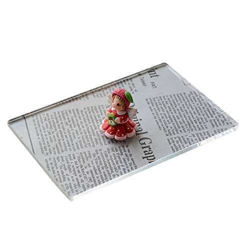 mofa Clear Acrylic Perspex Sheet Cut Plastic Transparent Board Perspex Panel,DIY and Sign ("6" X"4") 1