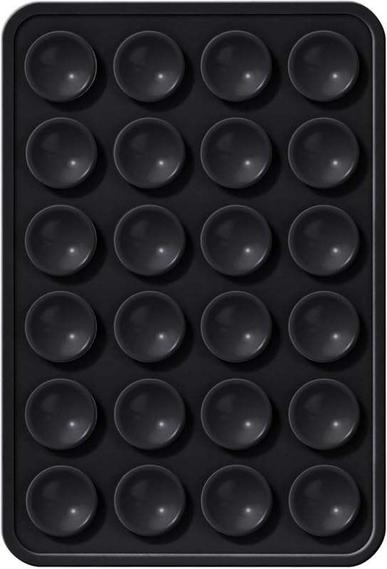 Suction Phone Case, Sticker, Silicone Case for Hands-Free Mobile Accessory Holder Grip, Video Compatible Mirror, Shower- Multicolor (Pack of-1) 5