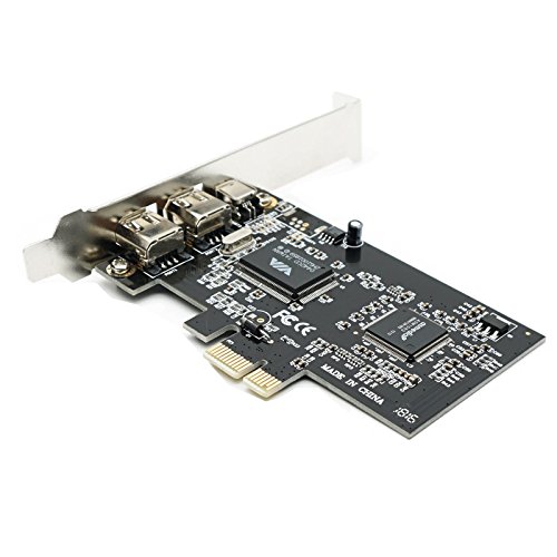 axGear PCIE PCI-E FIREWIRE IEEE 1394 3 Port FIRE Wire Controller Card for Desktop PC 3