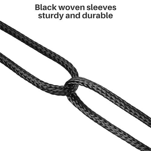 PWM 4 Pin Fan Extension Cable 2-Pack，12 Inches PC Fan Extension Cable, Black 3