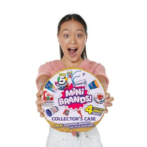 5 Surprise Mini Brands Collector's Case Series 2 (Comes with 4 Exclusive Minis) by ZURU, 7785 6