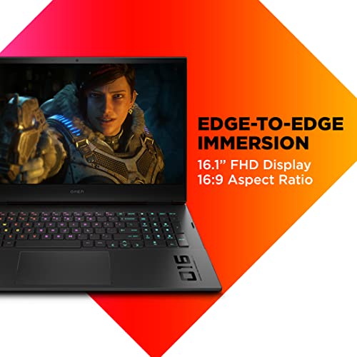 HP Omen 12Th Gen Intel I7 16.1 Inches Fhd Gaming Laptop (16Gb Ram/1Tb Gen 4 Ssd/144 Hz/4 Zone Kb Backlight/Windows 11 Home/Rtx 3060 6 Gb Gddr6 Graphics/Mso/Xbox,16-B1361Tx,Shadow Black 2