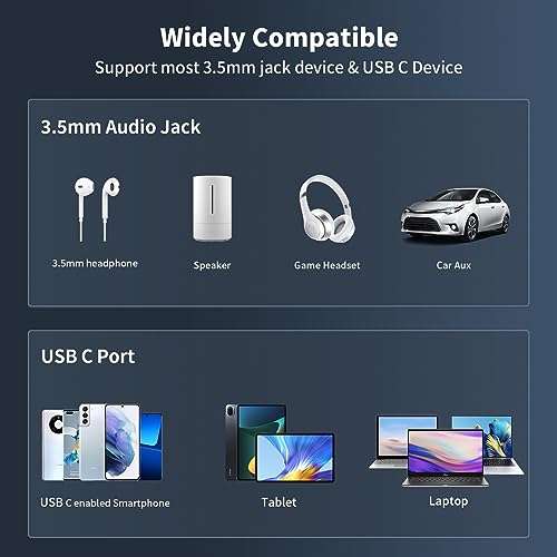 OOPAO USB C to 3.5 mm Female Headphone Jack Adapter (2) 4
