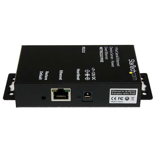 StarTech.com 1 Port RS232 Serial Ethernet Device Server, PoE Power Over Ethernet, TAA - Replaced by I13P-SERIAL-ETHERNET 2