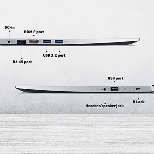 Acer Aspire 3 Laptop Intel Core i3 11th Generation (4 GB/256 GB SSD/Windows 11 Home/Intel UHD Graphics /1.7 Kg/Silver) A315-58 with 15.6-inch (39.6 cms) Full HD Display 5