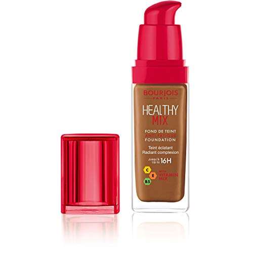 Bourjois Healthy Mix Anti-Fatigue Medium coverage Liquid Foundation 63 Cocoa, 30ml 1