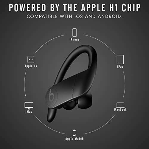 Beats Powerbeats Pro Wireless Earbuds - Apple H1 Headphone Chip, Class 1 Bluetooth Headphones, 9 Hours of Listening Time, Sweat Resistant, Built-in Microphone - Black 5