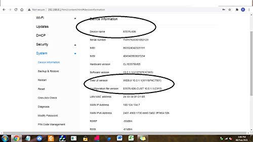 T.O.S Huawei 4G WiFi Hotspot Huawei e5576-606 All SIM Support JIO/VODAFONE/IDEA/VI/AIRTEL, BSNL Supported (1500mah Battery+Data Cable) 3