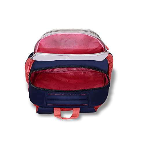 Lavie Sport Lily 40 Ltrs Stylish Backpack | School College bag for girls (Navy) 5