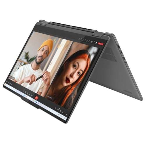 Lenovo Yoga 7i 2-in-1 Laptop, 16" 2K Touchscreen, Core Ultra 5 125U (Beats i7-1355U), 16GB LPDDR5X, 512GB SSD, 300 nits, Backlit, TB4, HDMI 2.1, FP, WiFi 6E, Webcam, PDG Portable Stand, Win 11 Pro 4