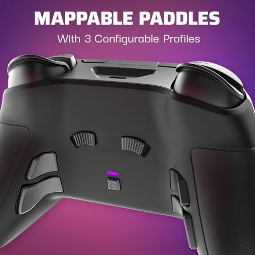 PDP Victrix Pro BFG Wireless Gaming Controller for Xbox Series X|S, Xbox One, Windows 10/11, Modular Gamepad, Dolby Atmos Audio, Remappable Buttons, Customizable Triggers/Paddles/D-Pad, PC App, Black 3