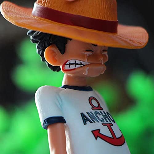 Tinion™||One Piece- Luffy and Shanks Action Figure Miniature Toy Figure (Doll) Special Edition for Car Dashboard, Decoration, Cake, Office Desk & Study Table (Pack of 1) (Height-18cm) 5