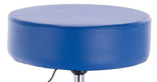 Height-Adjustable Swivel Faux Leather Bar Stool/Salon Stool/Doctor Stool/Medical Stool/Spa Chair/Restaurant Chair/Stool for Kitchen (Blue) | 12 Months Warranty by Deal Dhamaal 2