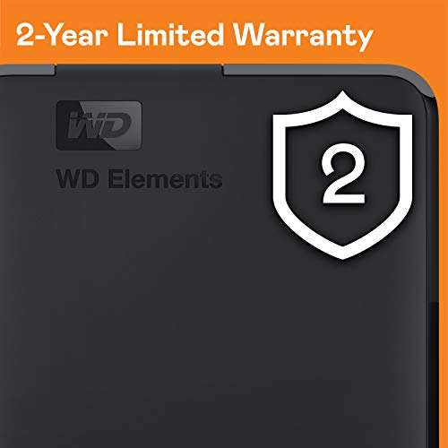 WD 1.5TB Elements Portable External Hard Drive for Windows, USB 3.2 Gen 1/USB 3.0 for PC & Mac, Plug and Play Ready - WDBU6Y0015BBK-WESN 2