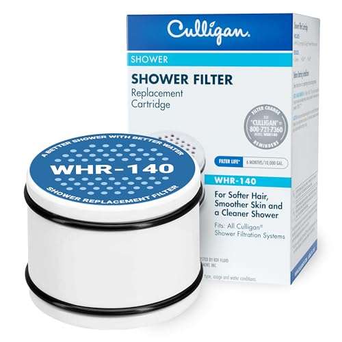 Culligan WHR-140 WTR FiltrationCartridge Shower Filter Replacement Cartridge, 1 Count (Pack of 1), White 1