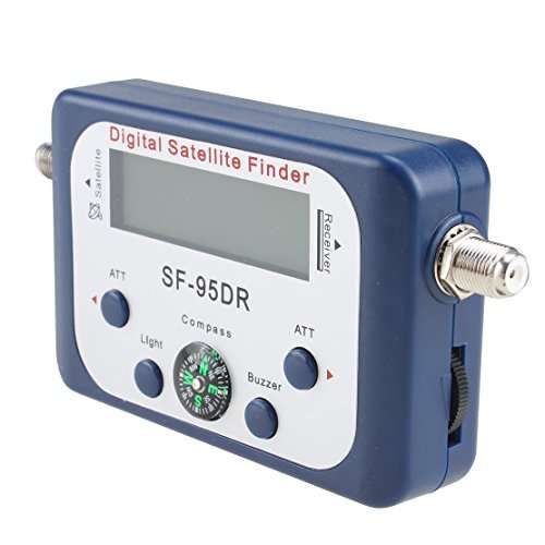 AGPtek Digital Satellite Signal Finder Meter for Dish Network Directv FTA with Compass and Audio Tone - Blue 6