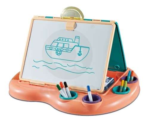 Quasar My First Word Pad My First Art Studio Baby's Learning Pad Toys for Kids Color Drawing word pad Doodle Pad and Magic Pen Magnetic Slate Educational Toy Pretend Play Set Kids Best Gift Your Children 3