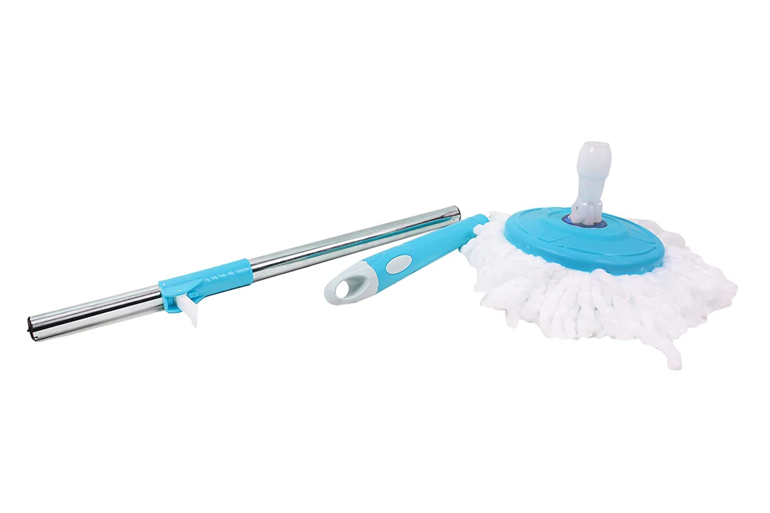 Milan Enterprise 360° Spin Cleaning Mop Extendable Handle Stick Rod with Microfiber - Floor Cleaning Mop, Pocha for Floor Cleaning (Pack of 1) 5