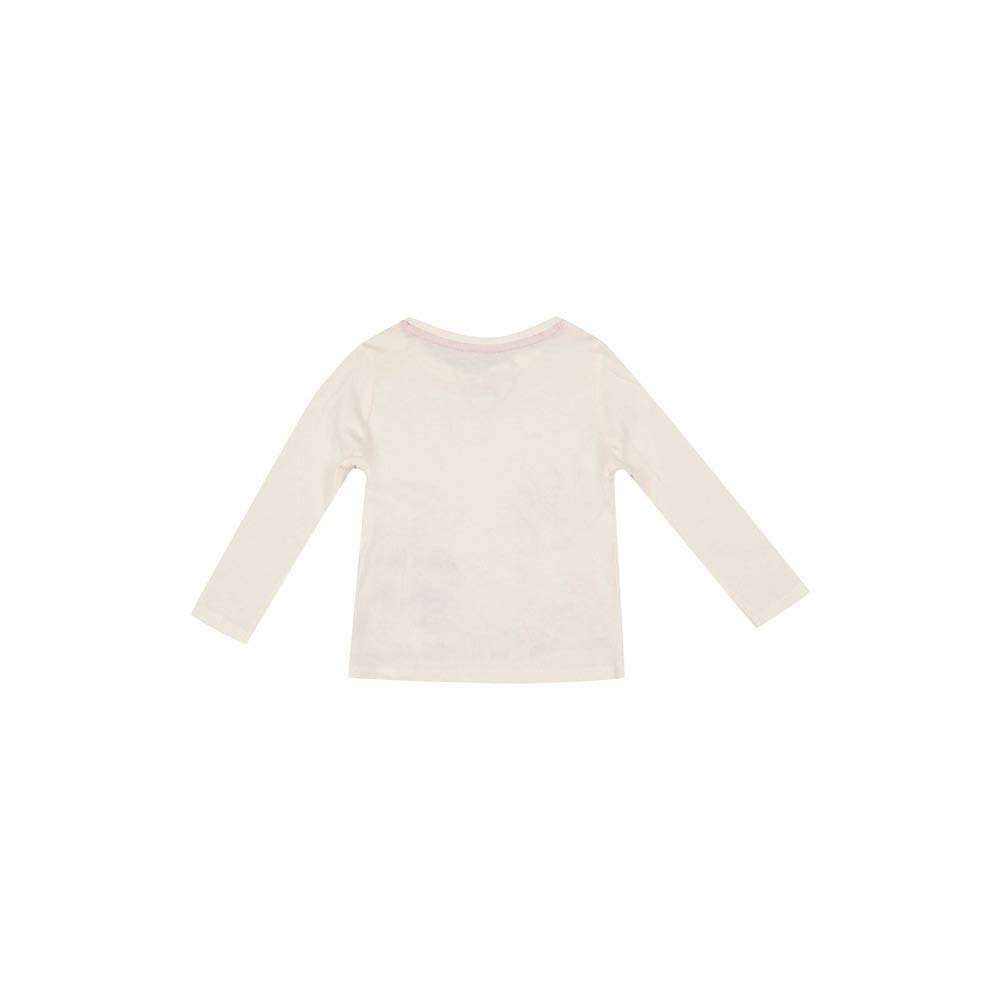 Mothercare Girls Round Neck Solid Tee (Cream_6-9 Months) 2