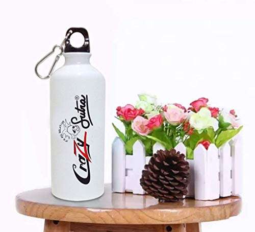 Crazy Sutra Classic Printed Quote Water Bottle/Sipper - 600Ml (Eyes_Sh) 2