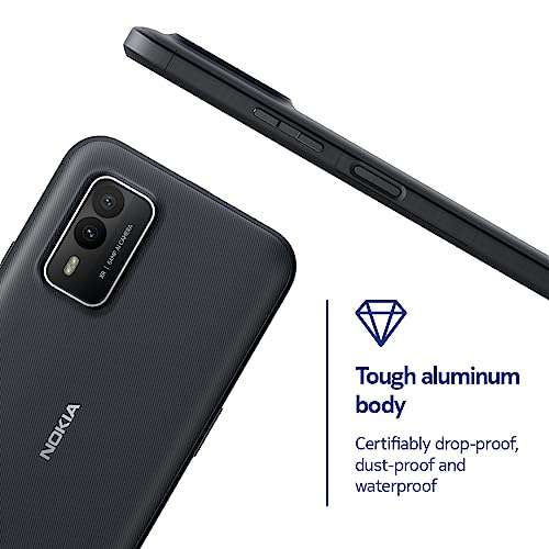 Nokia XR21 5G | Android 12 | Unlocked Rugged Smartphone | Dual SIM | US Version | 6/128GB | 6.49-Inch Screen | 64MP Dual Camera | Midnight Black 2