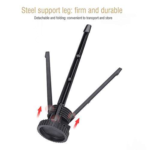 Clarinet Oboe Stand, Detachable Folding Clarinet Oboe Stand Bracket Portable Folding Tripod Holder Support Accessory 3