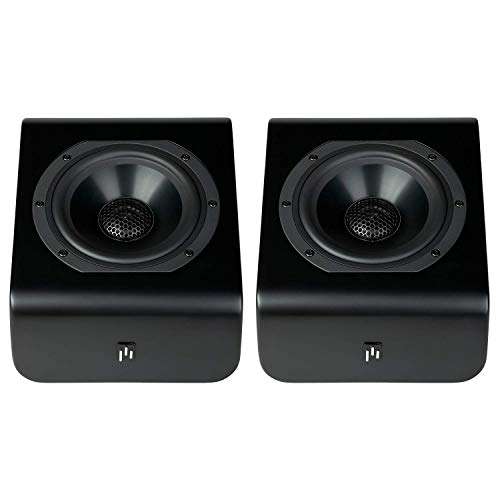 Aperion Audio A5 Immersive Height Module, Atmos Upfiring Enabled Speaker Pair (Stealth Black) 2