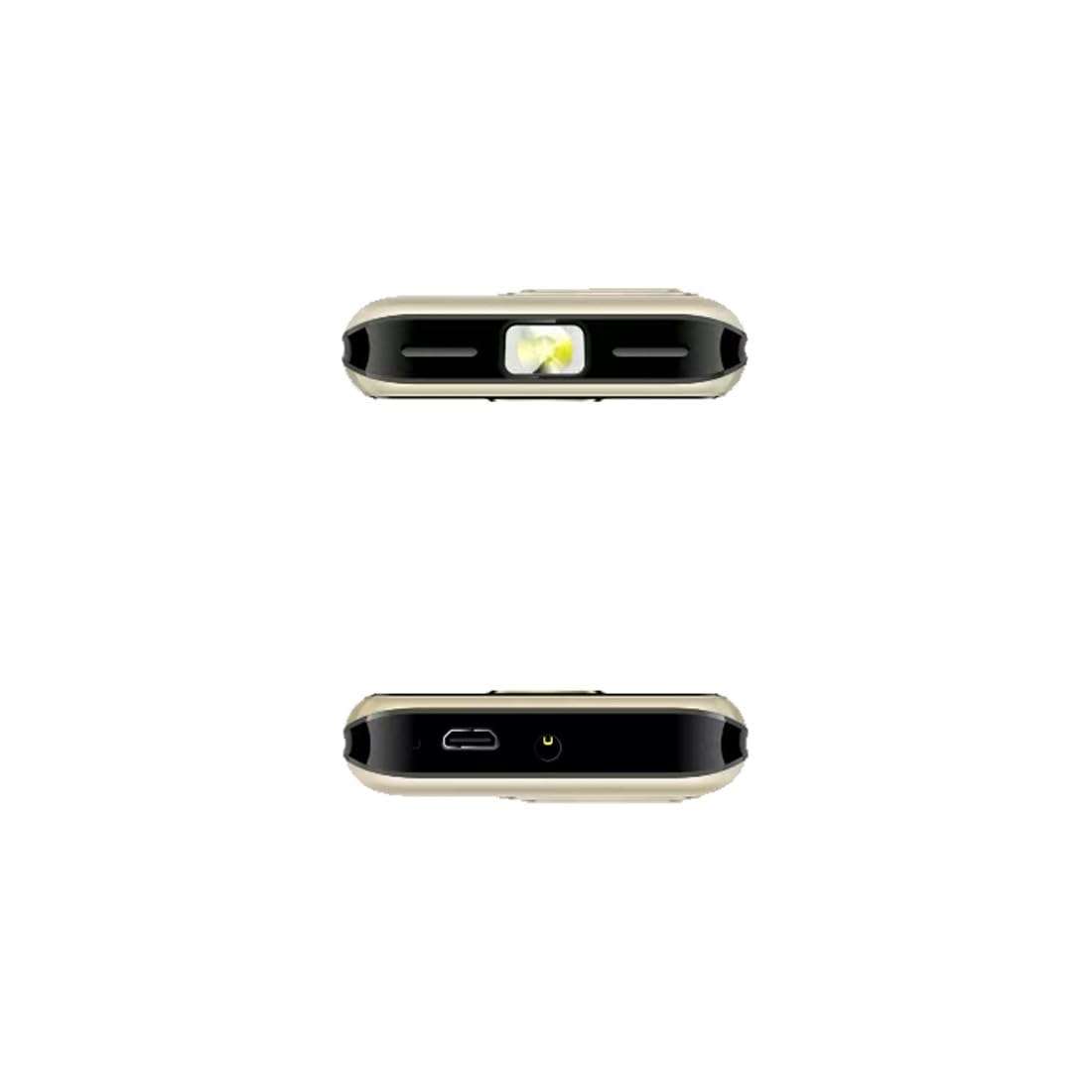 IKALL I9 4G Keypad Feature Phone | 2.4" Display, 2500mAh Battery, Type-C Charging | Dual SIM, Bluetooth | Pre-Loaded Facebook & YouTube Apps (Golden) 6