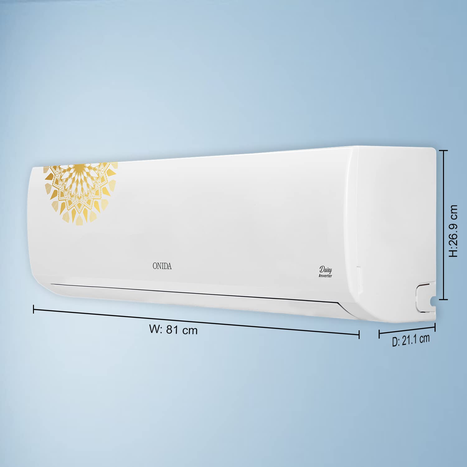 ONIDA 1 Ton 3 Star Inverter Split AC (Copper, 2 Way Swing, Dust Filter, 2023 Model, IR123DAS, White) 6