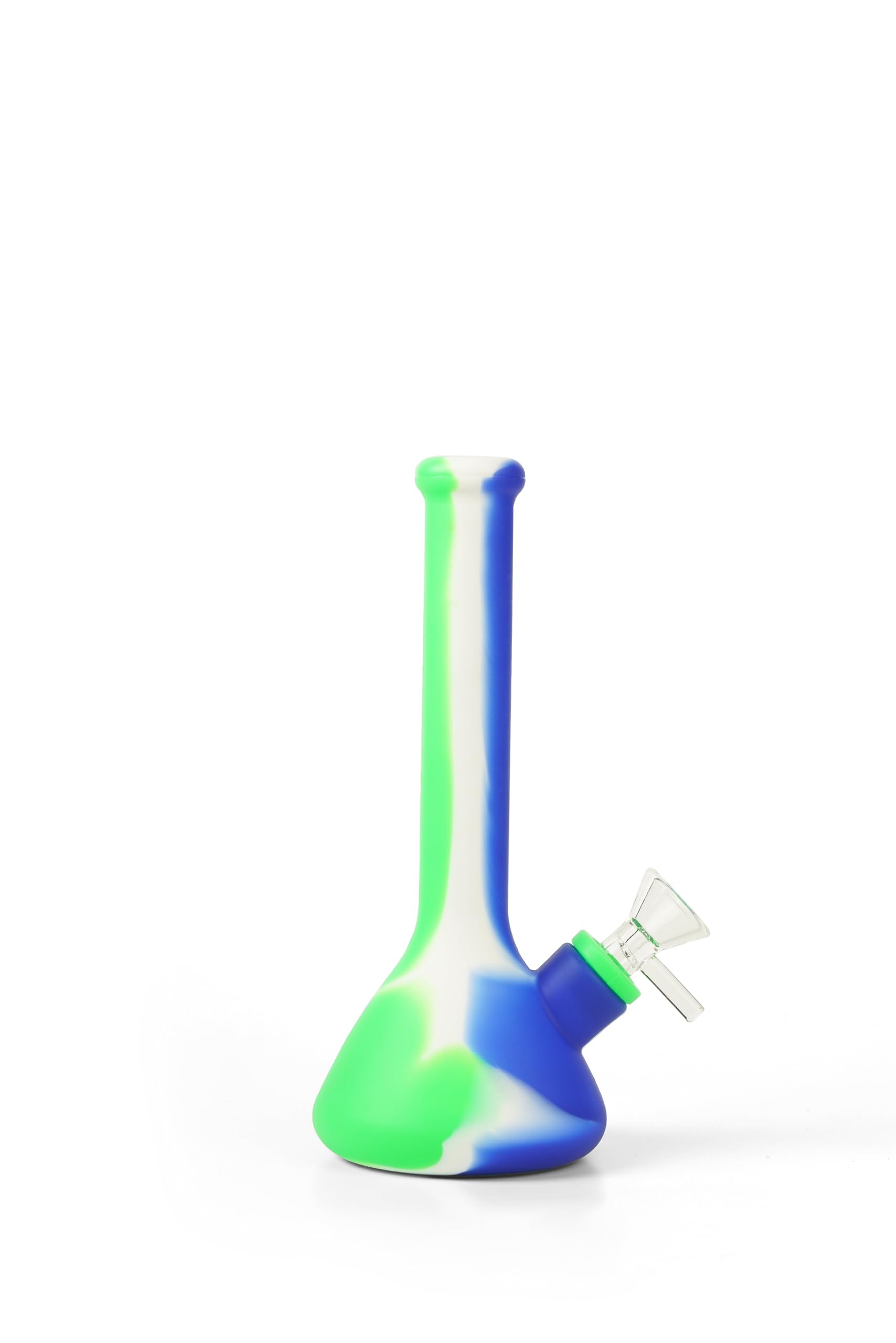 STRONG BONG Mini Silicone Bong - Green | Size: 7" (18cms) | Unbreakable and Detachable | Easy to Clean | Travel Friendly | Smoking Waterpipe 1
