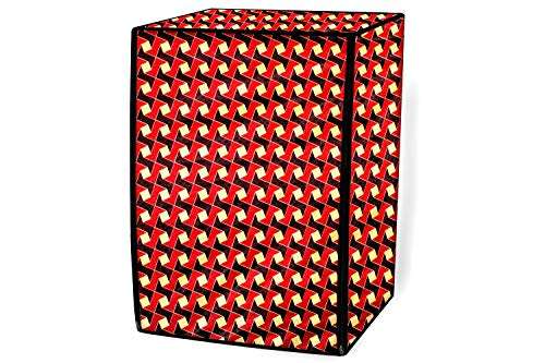 Stylista Washing Machine Cover Suitable for IFB 6 Kg Fully-Automatic Front Loading EVA ZXS Frieze Pattern Brown 5