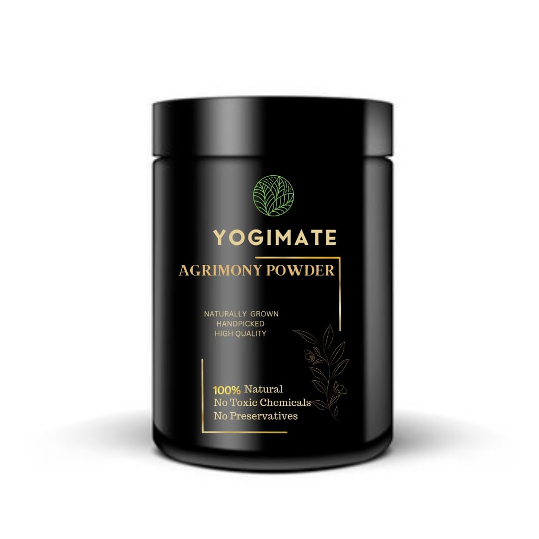 YOGIMATE Agrimony Powder - Prevents Hair Loss - Good for Skin - Pure & Natural (1 KG) 1