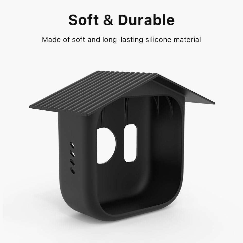 Holicfun Silicone Cover Skin for Blink Outdoor 4 (4th Gen) Smart Security Camera (3-Pack, Black) 3