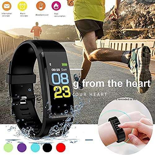 Smart Watch, Fitness Watch Activity Tracker for Android iOS Phones with Bluetooth Smart Band 6