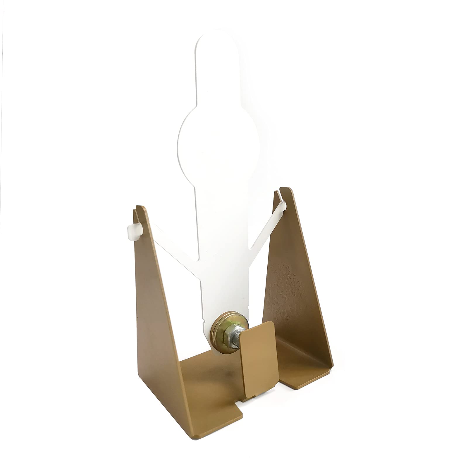 Atflbox 2 Pcs Resetting Metal Shooting Practice Target Rated for Airsoft Pistol BB Guns, Suitable for Outdoor and Indoor 6