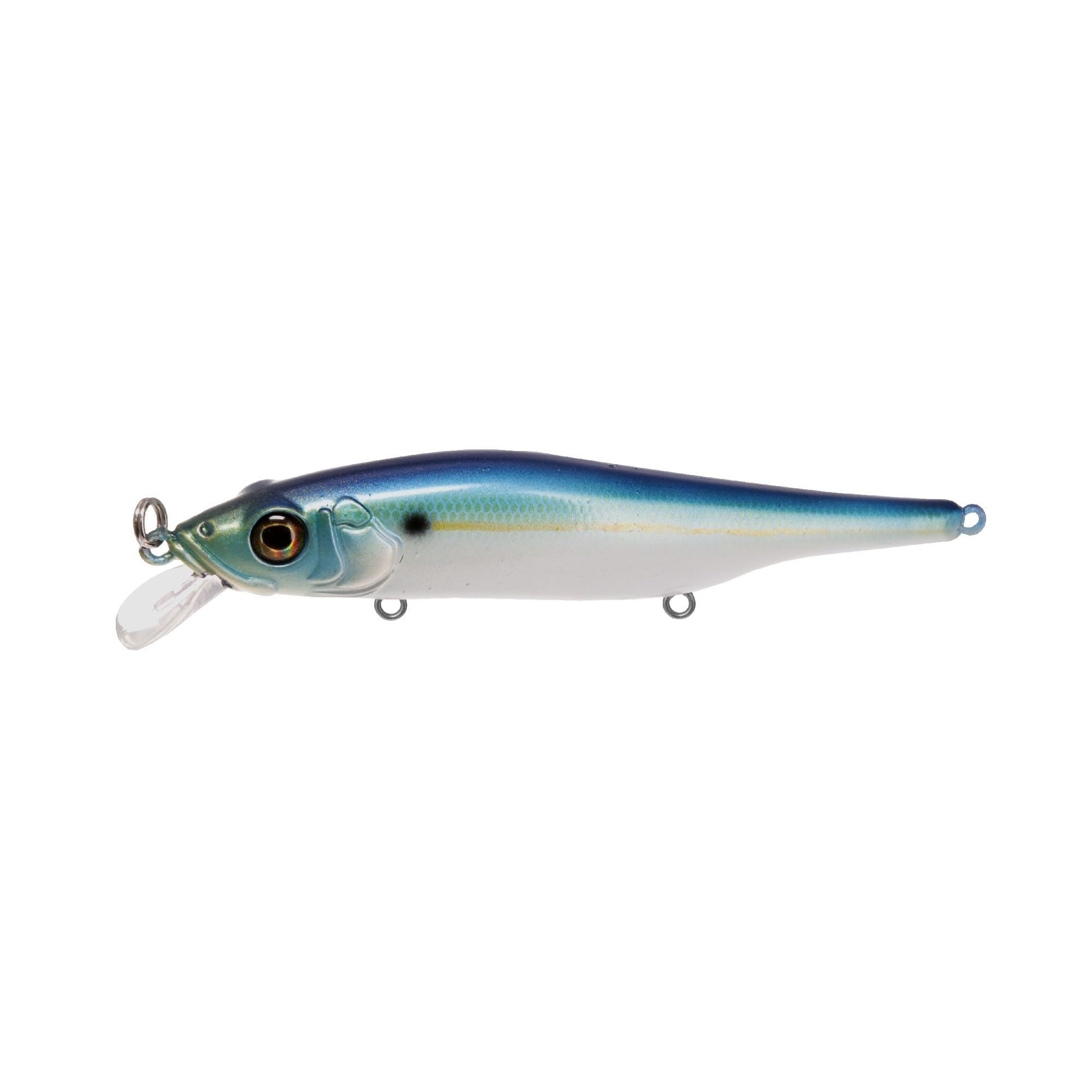 Bill Lewis Scope-Stik 120 Sinking 7ft+ Jerkbait Fishing Lifelike Freshwater & Saltwater Lure with Mustad UltraPoint Triple Grip Hooks, THREADFIN 2.0 3