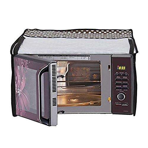Stylista Synthetic Vinyl Microwave Oven Cover (Ct_Stymo_Com_Bb07_S1_84, Multicolor) 2