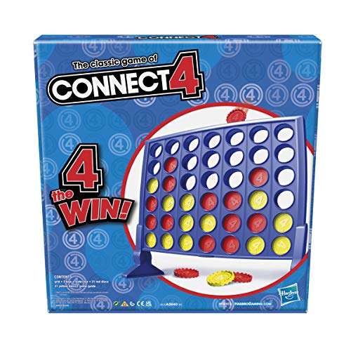 Hasbro Gaming Connect 4 Classic Grid,4 in a Row Game,Strategy Board Games for Kids,2 Player .for Family and Kids,Ages 6 and Up 3