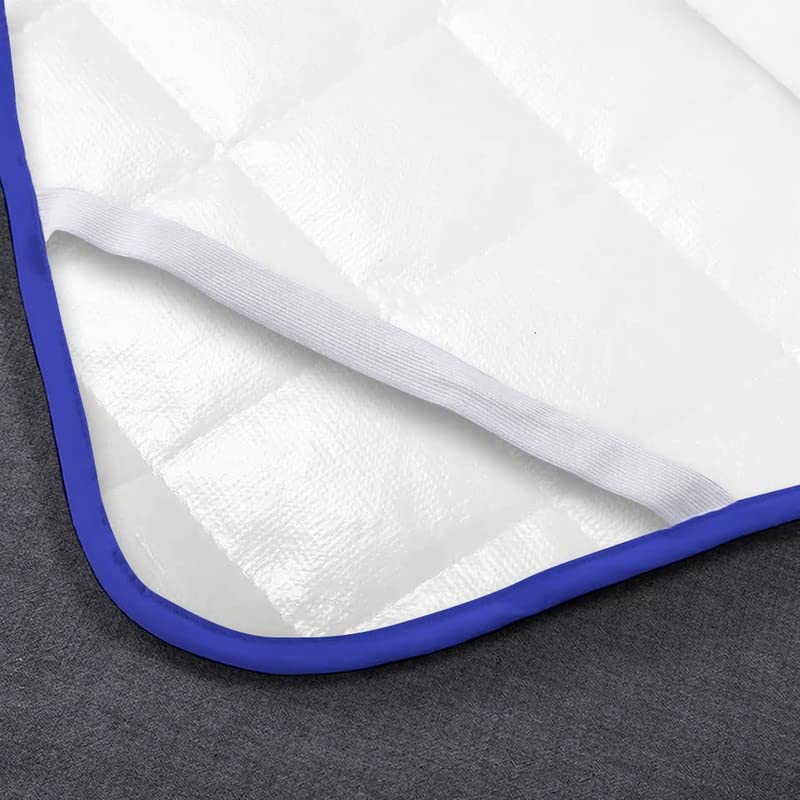 Cultiver Ultra Soft Quilted Mattress Cover Waterproof Mattress Protector Queen Size Bed| Breathable - Hypoallergenic Bed Protector Queen Size (60x78 inch | 5x6.50 feet, Blue) 3