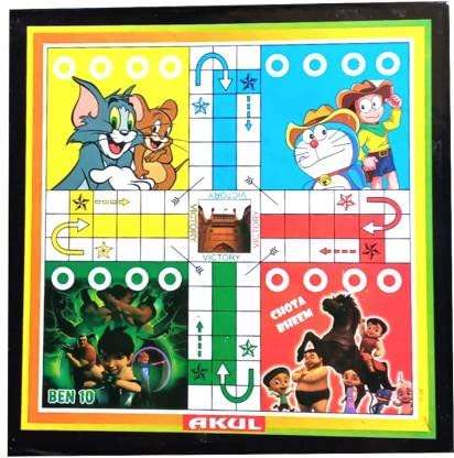 Khelo Meerut Combo Pack of Ludo and Chess 3 cm Chess Board (Multicolor) 1